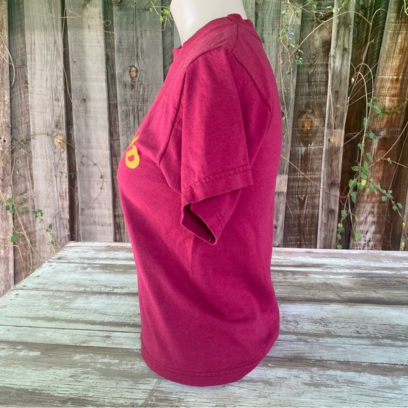 Vintage 90’s burgundy Lavaland volcano tee, size small, baby tee, crop tee - Picture 3 of 7